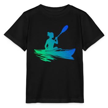 Kayak Canoë Kayak Homme Kayak Femme - T-shirt bio MINI CREATOR Stanley/Stella Enfant - noir - Devant - Mikhail (115cm)
