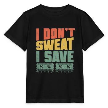 Je ne transpire pas J’économise Couponer Shopper Économisez de l’argent - T-shirt bio MINI CREATOR Stanley/Stella Enfant - noir - Devant - Mikhail (115cm)