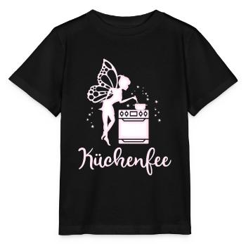 Beste Köchin Mama Oma Küche kochen backen - Stanley/Stella Kinder T-Shirt MINI CREATOR  - Schwarz - Vorne - Mikhail (115cm)