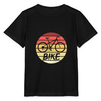Faire du vélo - T-shirt bio MINI CREATOR Stanley/Stella Enfant - noir - Devant - Mikhail (115cm)