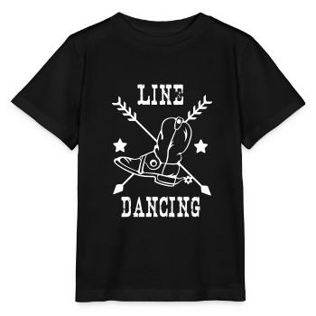 Line Dance - Stanley/Stella MINI CREATOR Kids’ T-Shirt - black - Front - Mikhail (115cm)