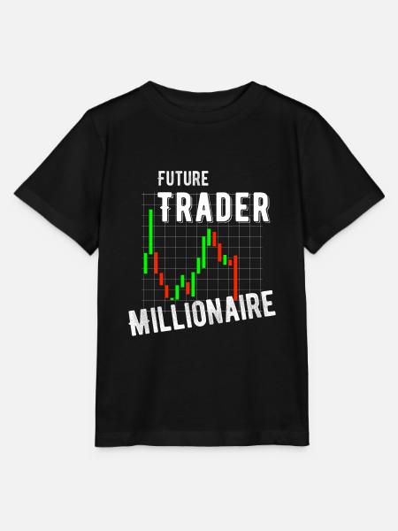 Trading Börse Trader Aktien Geld Geschenk - Stanley/Stella Kinder T-Shirt MINI CREATOR  - Schwarz