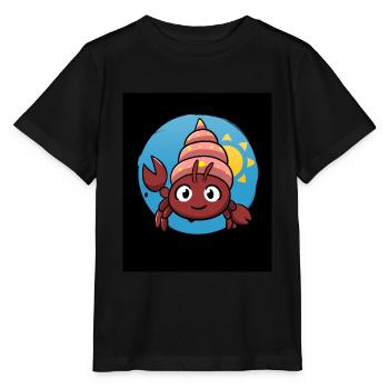 Hermit Crab Crab Seller - Stanley/Stella MINI CREATOR Kids’ T-Shirt - black - Front - Mikhail (115cm)