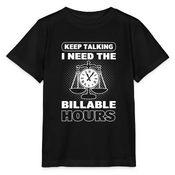 Avocat Dictons drôles Avocat d’affaires - T-shirt bio MINI CREATOR Stanley/Stella Enfant - noir - Devant - Mikhail (115cm)