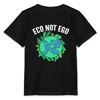Eco Not Ego Ökologe - Stanley/Stella Kinder T-Shirt MINI CREATOR  - Schwarz - Vorne - Mikhail (115cm)
