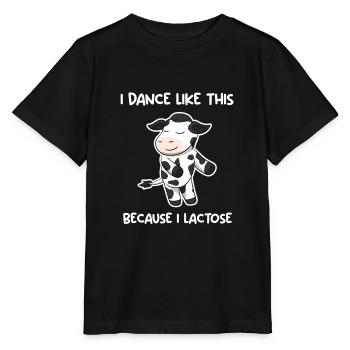 Funny cow rancher - Stanley/Stella MINI CREATOR Kids’ T-Shirt - black - Front - Mikhail (115cm)