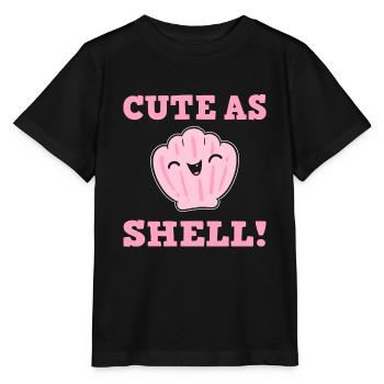 Jeu de mots Thalassophile - T-shirt bio MINI CREATOR Stanley/Stella Enfant - noir - Devant - Mikhail (115cm)