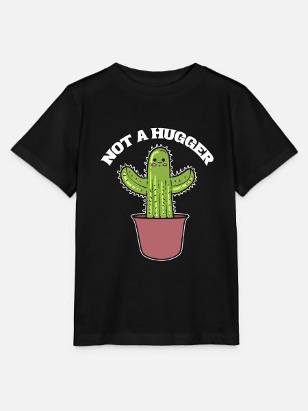 Not A Hugger Einzelgänger - Stanley/Stella Kinder T-Shirt MINI CREATOR  - Schwarz