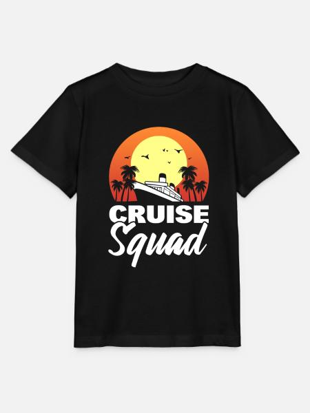 Cruise Squad Kapitän - Stanley/Stella Kinder T-Shirt MINI CREATOR - Schwarz
