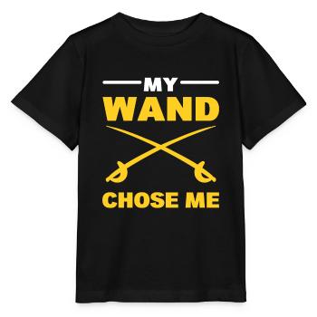 My Wand Chose Me Schwertkämpfer - Stanley/Stella Kinder T-Shirt MINI CREATOR  - Schwarz - Vorne - Mikhail (115cm)