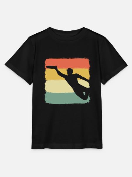 Ultimate Frisbee-Spieler - Stanley/Stella Kinder T-Shirt MINI CREATOR  - Schwarz