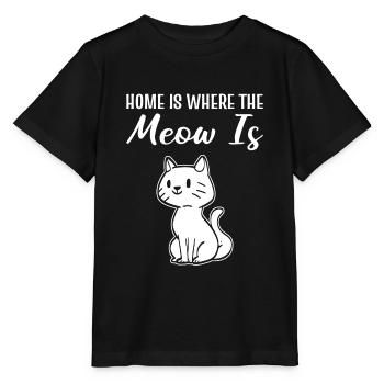 Lustiger Katzenliebhaber - Stanley/Stella Kinder T-Shirt MINI CREATOR  - Schwarz - Vorne - Mikhail (115cm)