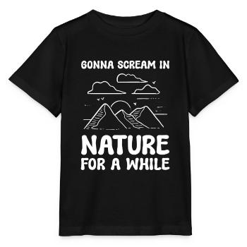 Naturliebhaber Naturschützer - Stanley/Stella Kinder T-Shirt MINI CREATOR  - Schwarz - Vorne - Mikhail (115cm)