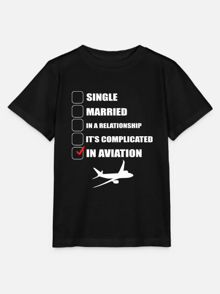 Flugbegleiter Humor Kabinenbesatzung - Stanley/Stella Kinder T-Shirt MINI CREATOR - Schwarz