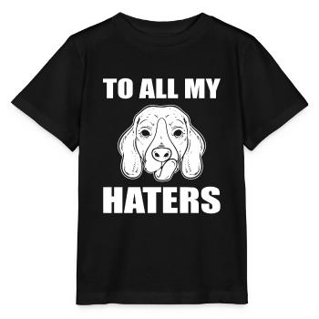To All My Haters Tierzüchter - Stanley/Stella Kinder T-Shirt MINI CREATOR  - Schwarz - Vorne - Mikhail (115cm)