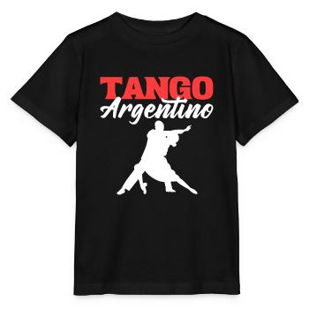 Tango Argentino Tango Tänzer - Stanley/Stella Kinder T-Shirt MINI CREATOR  - Schwarz - Vorne - Mikhail (115cm)