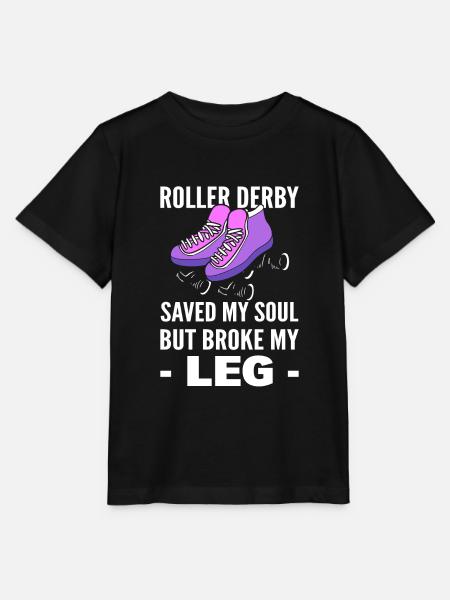 Roller Derby Skates Skater - Stanley/Stella Kinder T-Shirt MINI CREATOR - Schwarz
