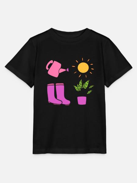 Botanisch Gärtner - Stanley/Stella Kinder T-Shirt MINI CREATOR - Schwarz