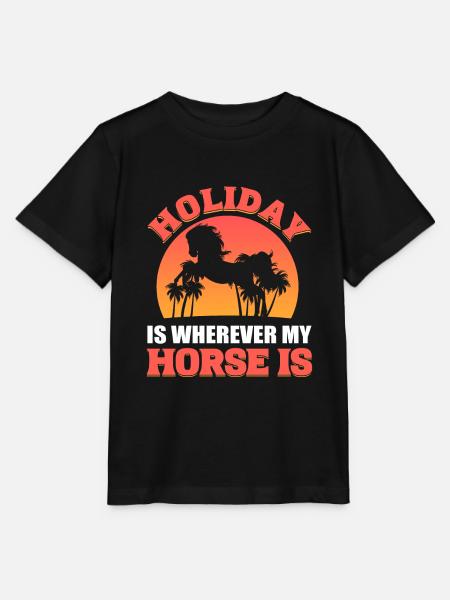 Pferdeliebhaber Reitlehrer - Stanley/Stella Kinder T-Shirt MINI CREATOR  - Schwarz