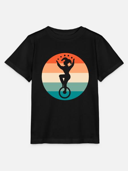 Jester jonglieren Bälle Jongleur - Stanley/Stella Kinder T-Shirt MINI CREATOR  - Schwarz