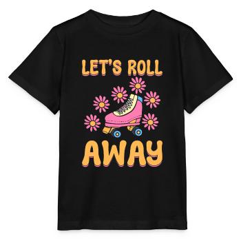 Coole Rollschuhe Eisbahn - Stanley/Stella Kinder T-Shirt MINI CREATOR  - Schwarz - Vorne - Mikhail (115cm)