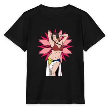 Bauchtänzer Illustration Bauchtänzer Ausbilder - Stanley/Stella Kinder T-Shirt MINI CREATOR  - Schwarz - Vorne - Mikhail (115cm)