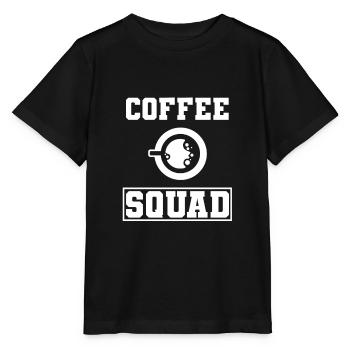 Kaffeeliebhaber Café -Arbeiter - Stanley/Stella Kinder T-Shirt MINI CREATOR  - Schwarz - Vorne - Mikhail (115cm)