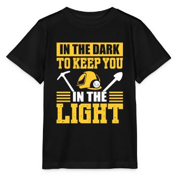 Kohle abbauen Minenarbeiter Kumpel - Stanley/Stella Kinder T-Shirt MINI CREATOR  - Schwarz - Vorne - Mikhail (115cm)
