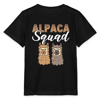 Alpaca Squad Viehzüchter - Stanley/Stella Kinder T-Shirt MINI CREATOR  - Schwarz - Vorne - Mikhail (115cm)