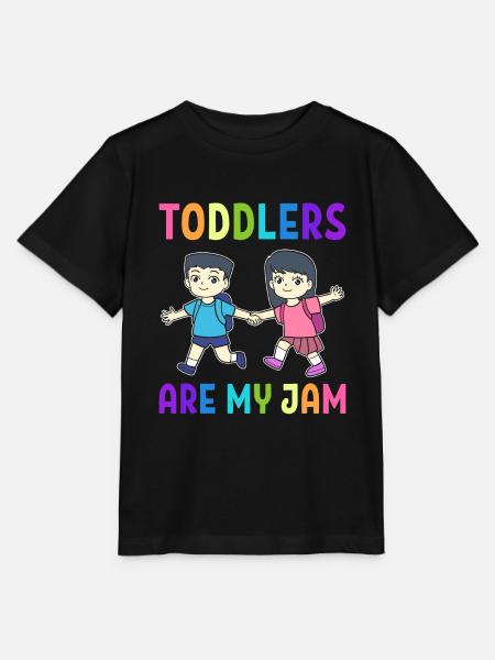 Toddlers Are My Jam Kindermädchen - Stanley/Stella Kinder T-Shirt MINI CREATOR - Schwarz