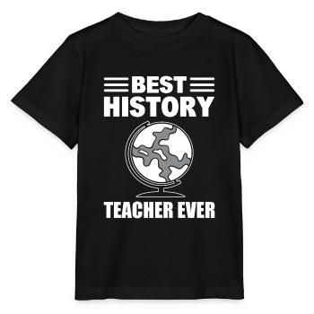 Best History Teacher Geschichtslehrer - Stanley/Stella Kinder T-Shirt MINI CREATOR  - Schwarz - Vorne - Mikhail (115cm)