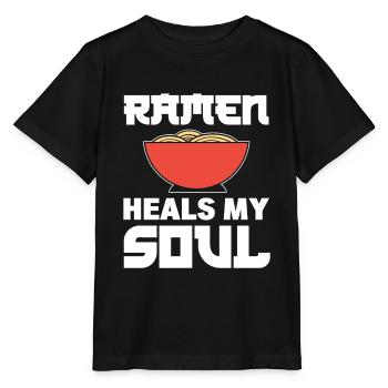 Ramen-Liebhaber Food-Vlogger - Stanley/Stella Kinder T-Shirt MINI CREATOR  - Schwarz - Vorne - Mikhail (115cm)