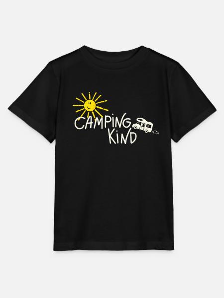 Camping Kind Wohnmobil - Stanley/Stella Kinder T-Shirt MINI CREATOR - Schwarz