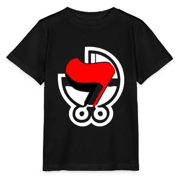 ANTIFA - T-shirt bio MINI CREATOR Stanley/Stella Enfant - noir - Devant - Mikhail (115cm)