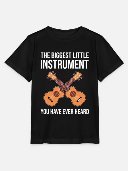 Ukulele - Stanley/Stella Kinder T-Shirt MINI CREATOR - Schwarz