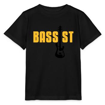 bassist - T-shirt bio MINI CREATOR Stanley/Stella Enfant - noir - Devant - Mikhail (115cm)