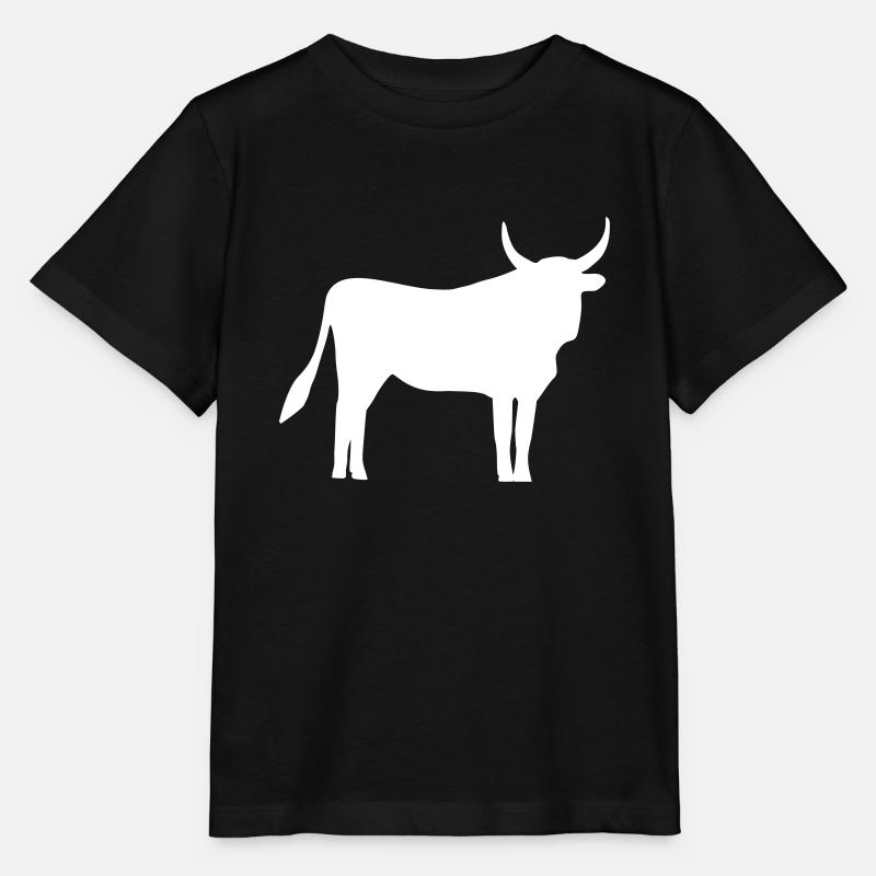 Taureau - T-shirt bio MINI CREATOR Stanley/Stella Enfant - noir
