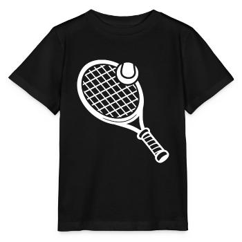 Raquette tennis tennis tennis tennis - T-shirt bio MINI CREATOR Stanley/Stella Enfant - noir - Devant - Mikhail (115cm)