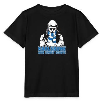 Karlsruhe und sonst nichts - Stanley/Stella Kinder T-Shirt MINI CREATOR  - Schwarz - Vorne - Mikhail (115cm)
