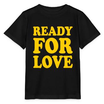Ready for love - Stanley/Stella MINI CREATOR Kids’ T-Shirt - black - Front - Mikhail (115cm)