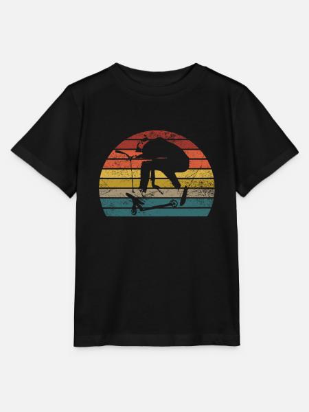Scooter Tretroller Stunt E-Roller retro Geschenk - Stanley/Stella Kinder T-Shirt MINI CREATOR  - Schwarz