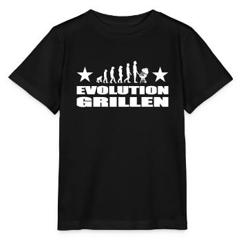 BBQ - Stanley/Stella Kinder T-Shirt MINI CREATOR  - Schwarz - Vorne - Mikhail (115cm)