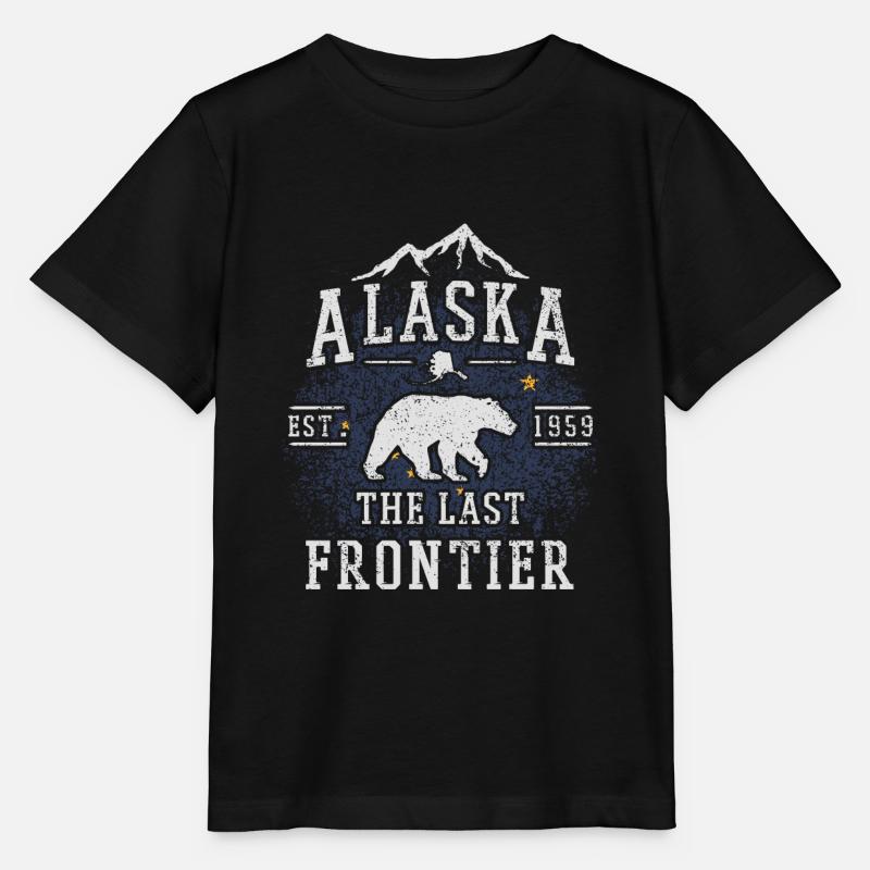 Alaska la dernière frontière - T-shirt bio MINI CREATOR Stanley/Stella Enfant - noir