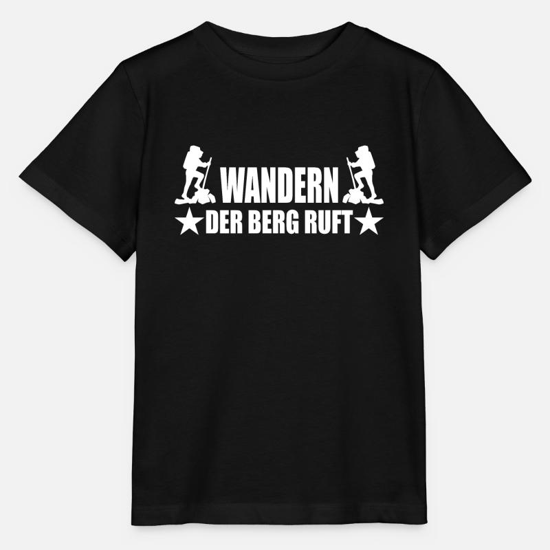 Wandern - Stanley/Stella Kinder T-Shirt MINI CREATOR  - Schwarz