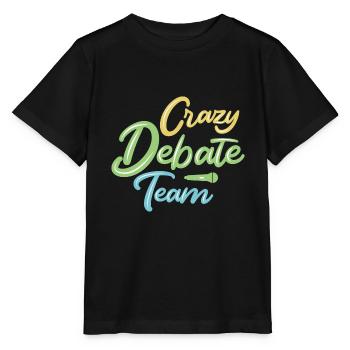 Débat Débat argumentation - T-shirt bio MINI CREATOR Stanley/Stella Enfant - noir - Devant - Mikhail (115cm)
