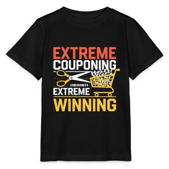 Extreme Couponing Extreme Winning Couponer Shopper - Stanley/Stella Kinder T-Shirt MINI CREATOR  - Schwarz - Vorne - Mikhail (115cm)