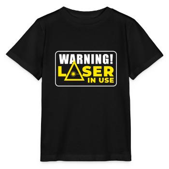 Laser tag - Stanley/Stella MINI CREATOR Kids’ T-Shirt - black - Front - Mikhail (115cm)