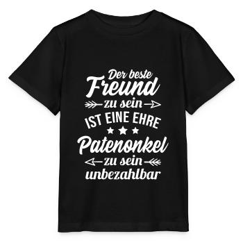 Best Friend and Godfather - godfather goddaughter - Stanley/Stella MINI CREATOR Kids’ T-Shirt - black - Front - Mikhail (115cm)