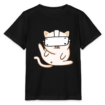 VR Chat - Réalité virtuelle - T-shirt bio MINI CREATOR Stanley/Stella Enfant - noir - Devant - Mikhail (115cm)
