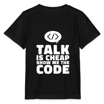 Programmierer Coder Software Entwickler - Stanley/Stella Kinder T-Shirt MINI CREATOR  - Schwarz - Vorne - Mikhail (115cm)